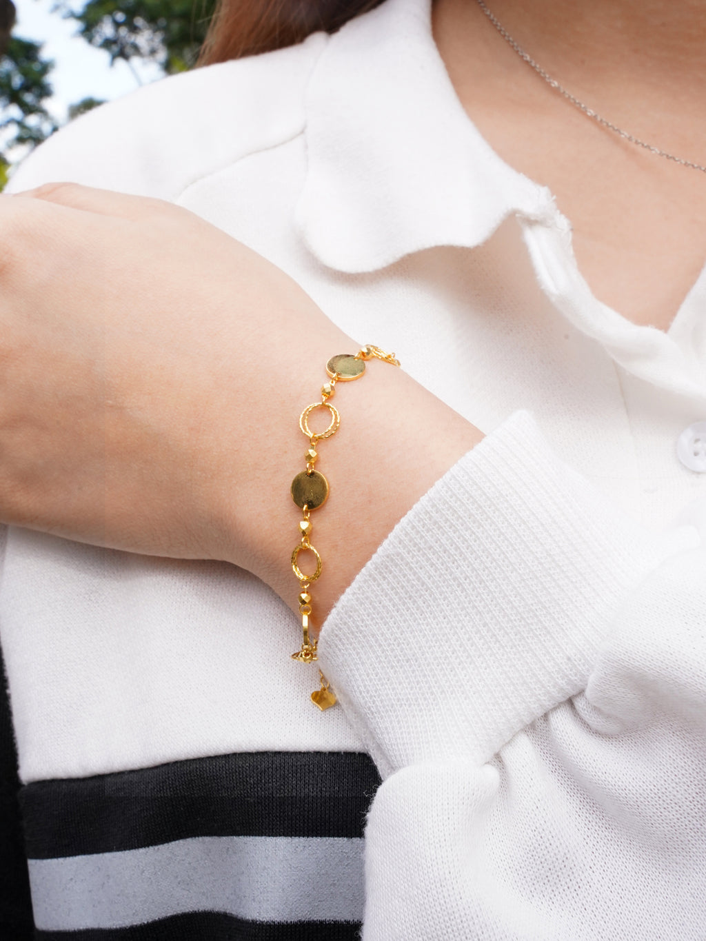 999 Gold Coterie Bracelet