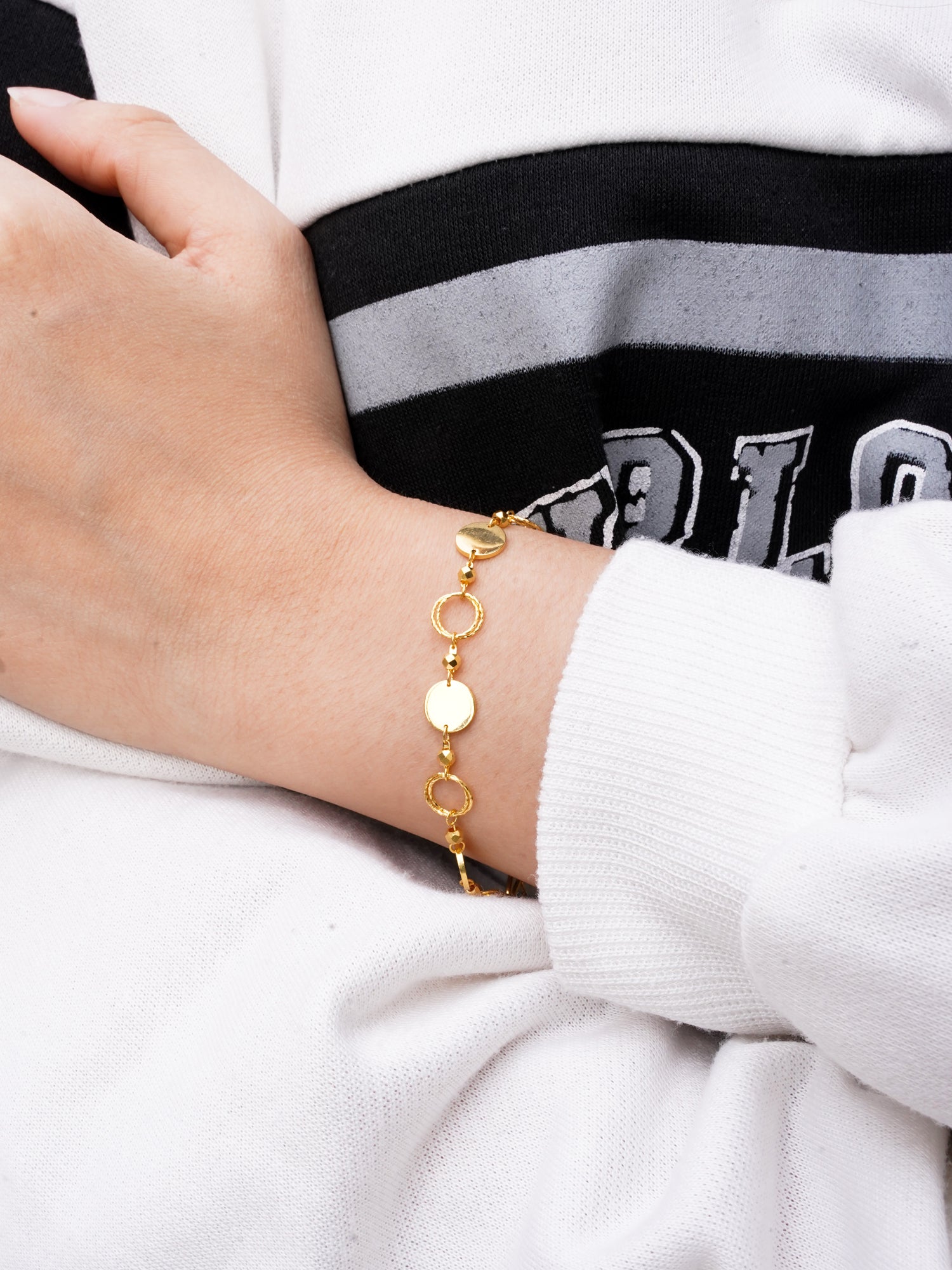 999 Gold Coterie Bracelet