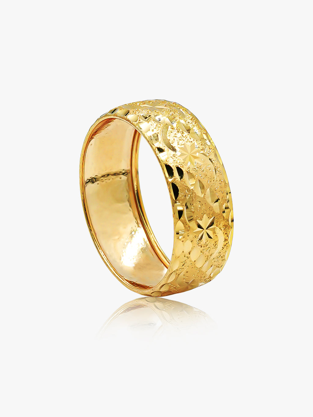 916 Gold Calamus Ring (wide)