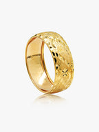 916 Gold Calamus Ring (wide)