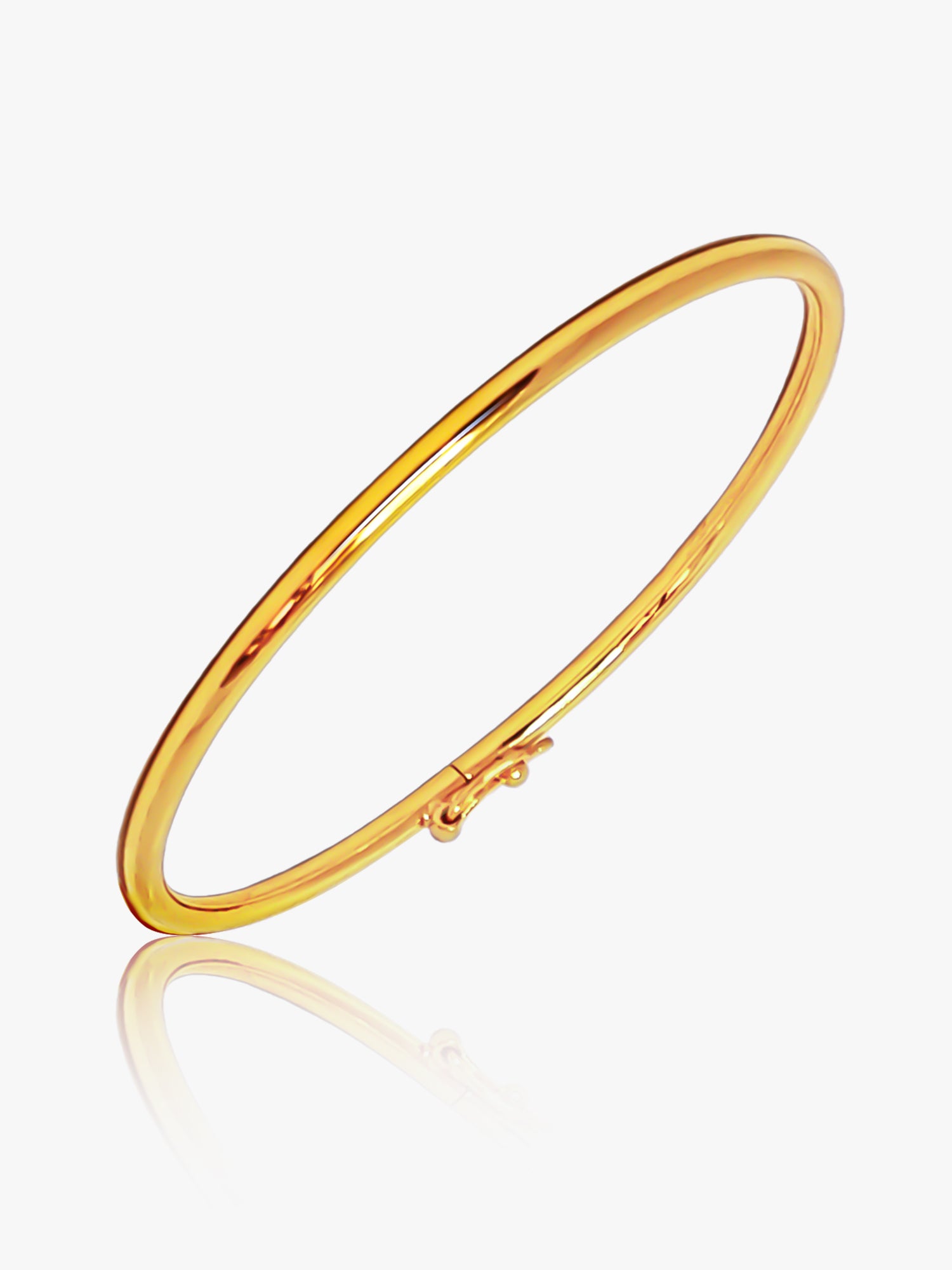 916 Gold Classic Bangle
