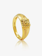 916 Gold Radiant Ring