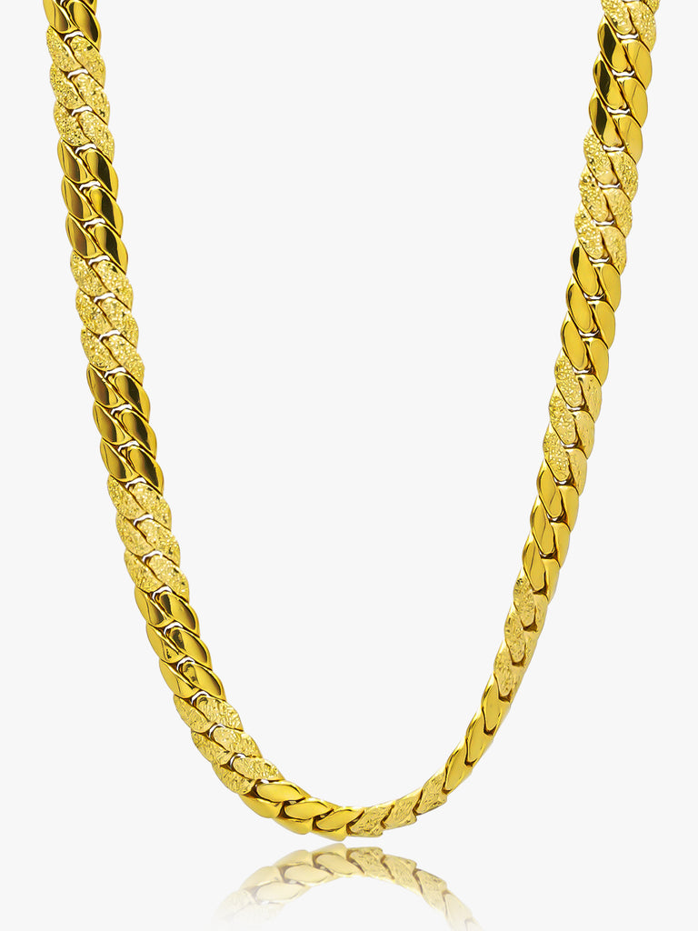 916 Gold Cow Boy Necklace (4mm series)
