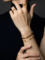 916 Gold Cuban Bracelet