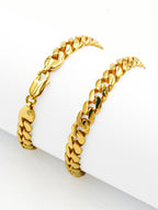 916 Gold Cuban Bracelet
