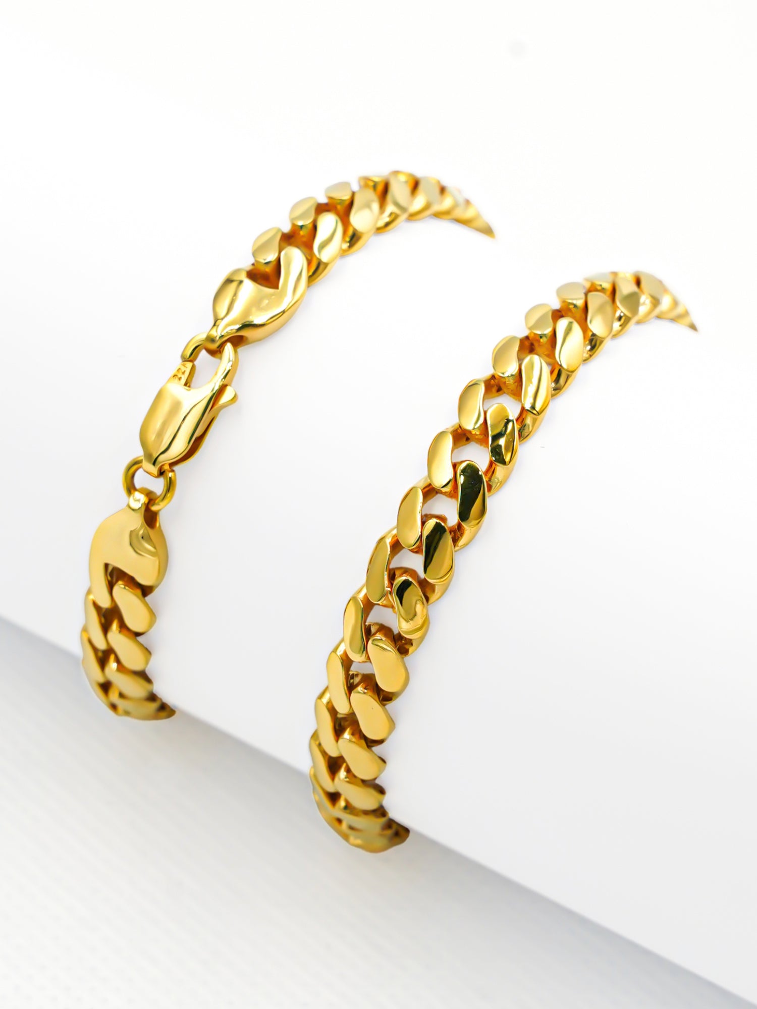 916 Gold Cuban Bracelet