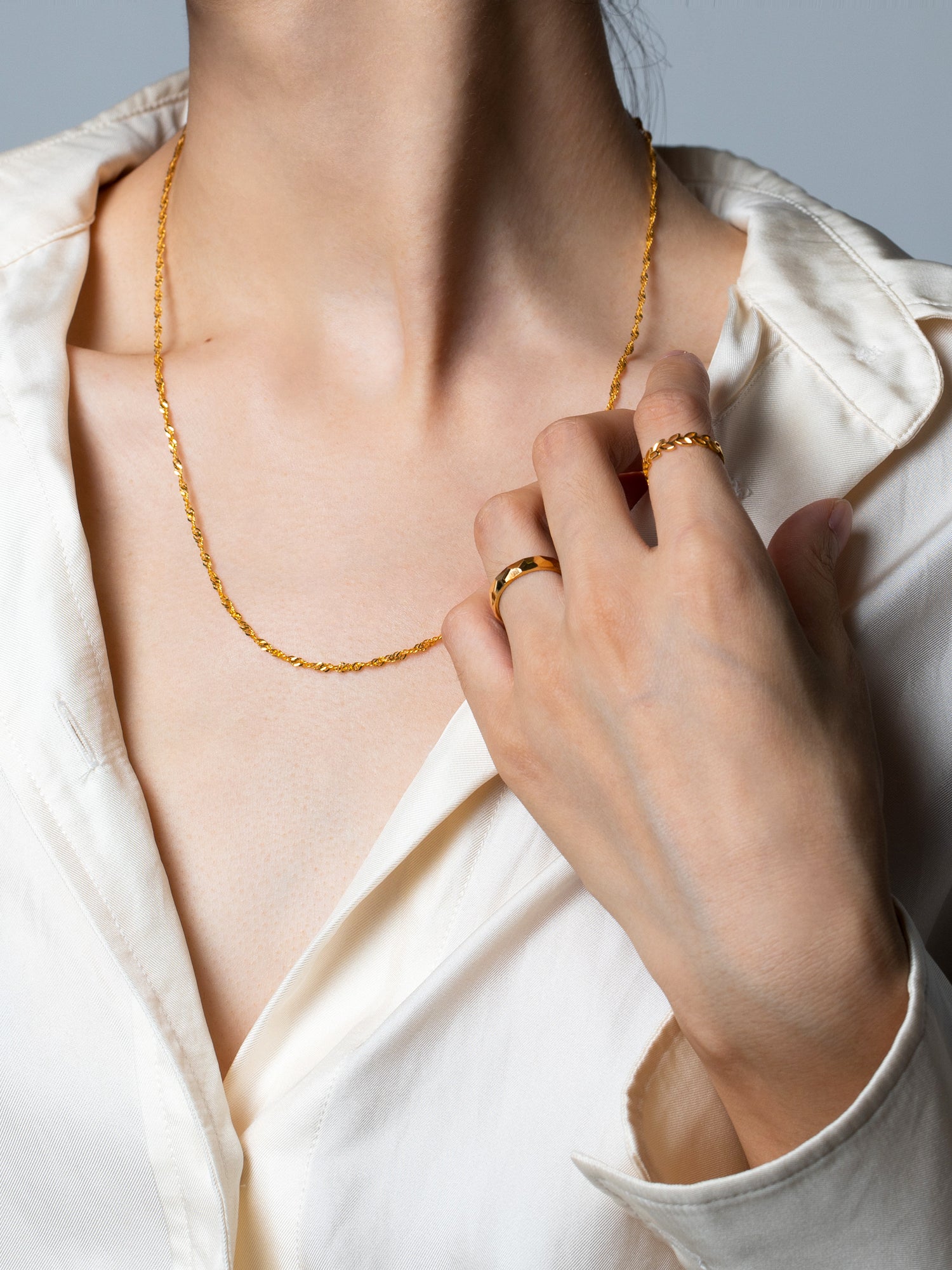 916 Gold Twisted Chain