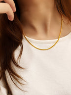 916 Gold Fishbone Chain (2.8mm Series)