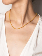 916 Gold Hollow Rope Chain (3.5mm Series)