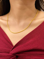 916 Gold Hollow Rope Chain (3.5mm Series)