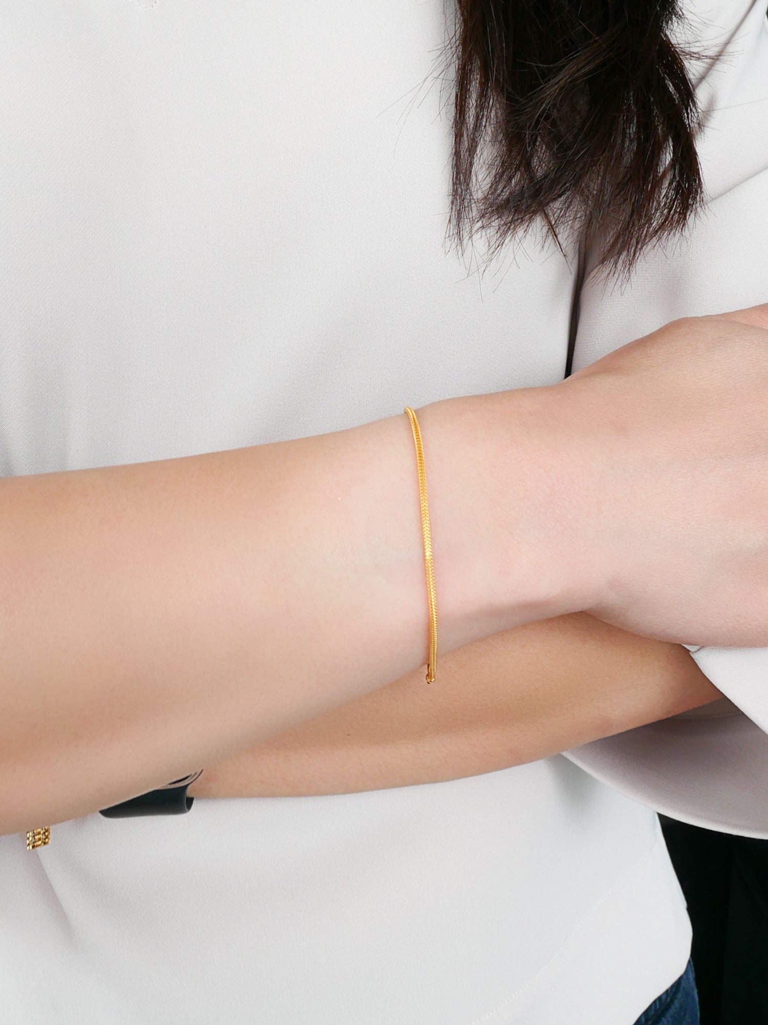 916 Gold Infinity Bracelet (4+gm series)