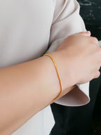 916 Gold Infinity Bracelet (4+gm series)