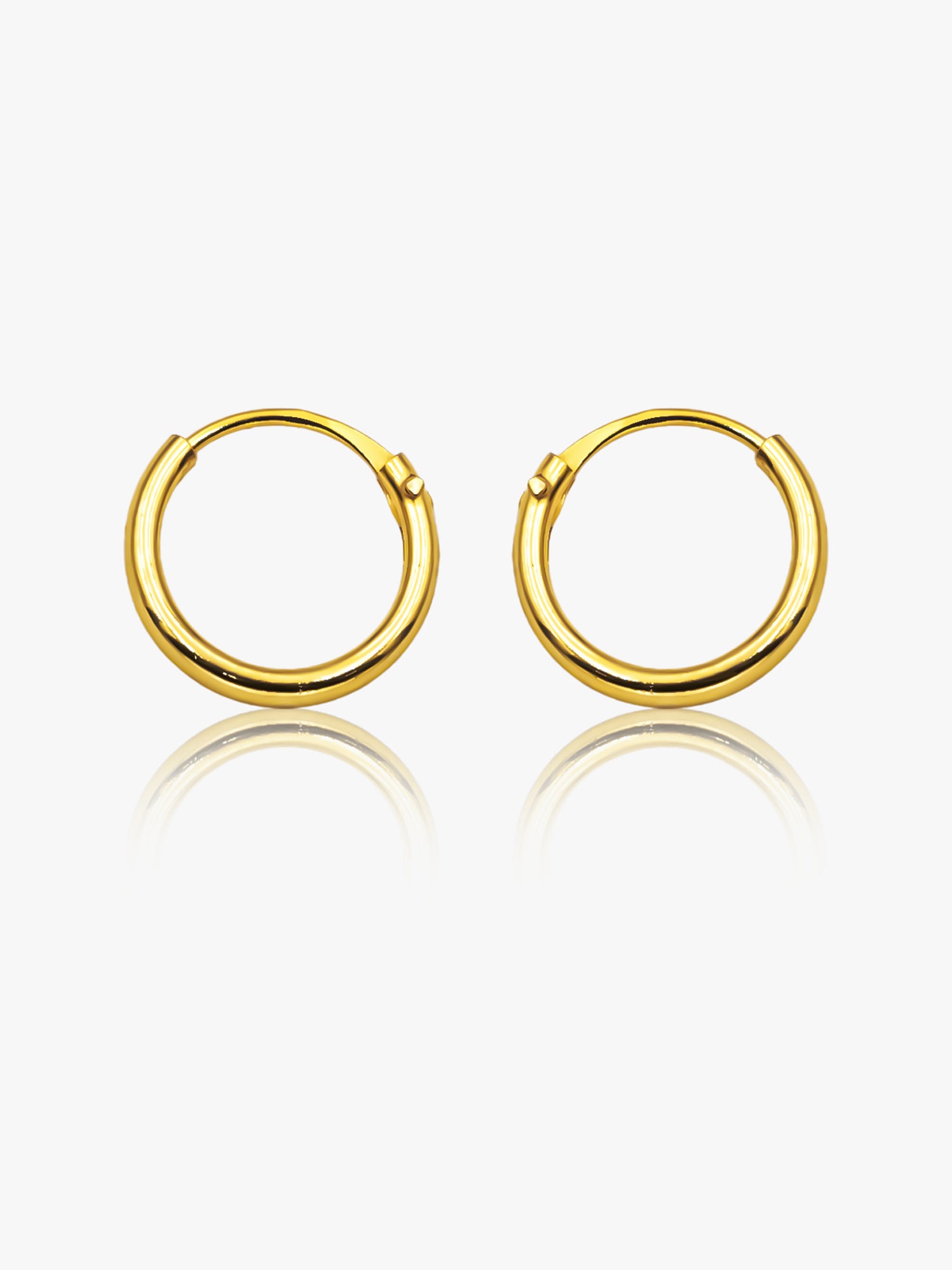 916 Gold Mini Hoop Earrings