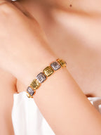 916 Gold Biskit Bracelet