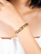 916 Gold Biskit Bracelet