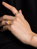 916 Gold Coco Ring (Two Tone)